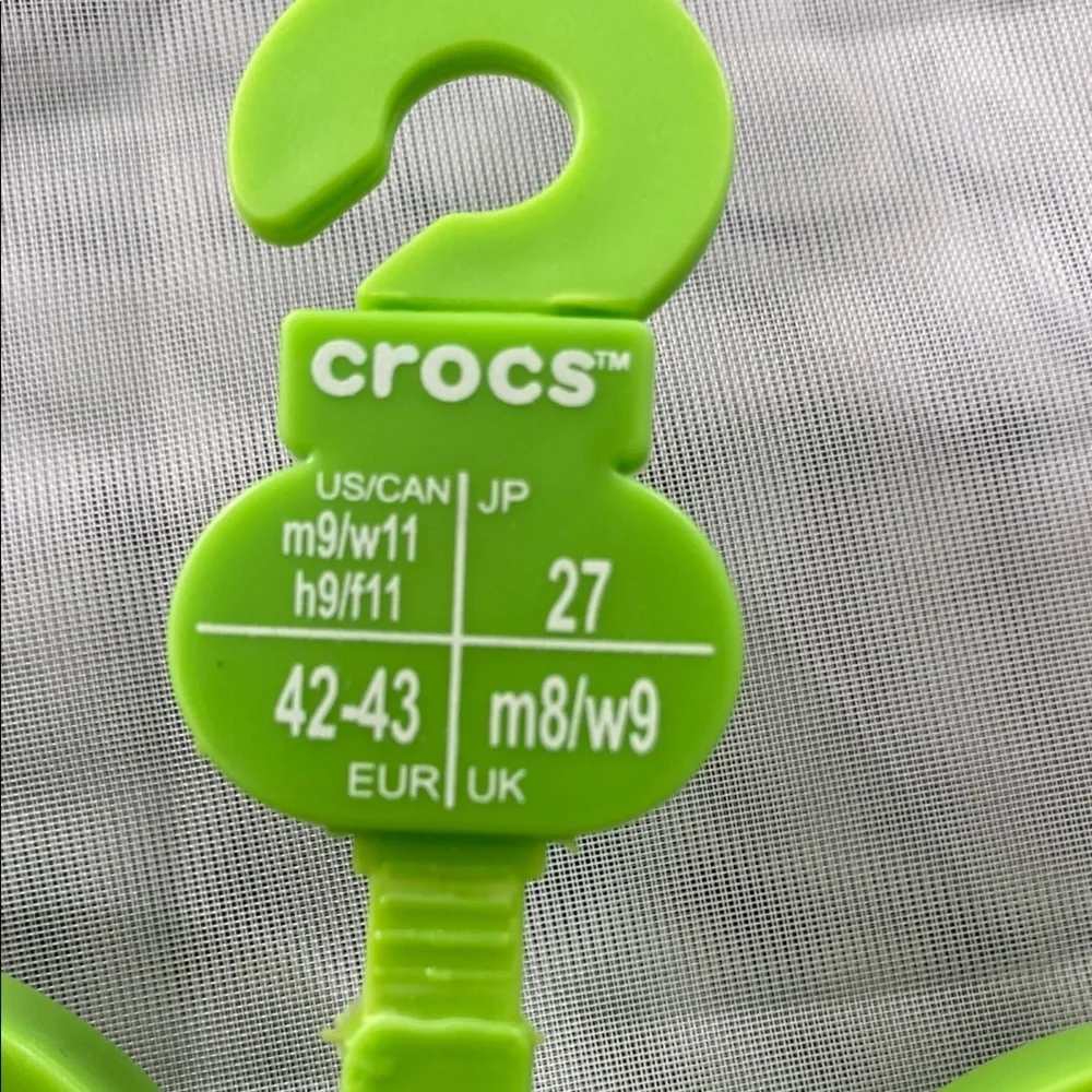 CROCS Black Sandals with Molded Design and Ventilation